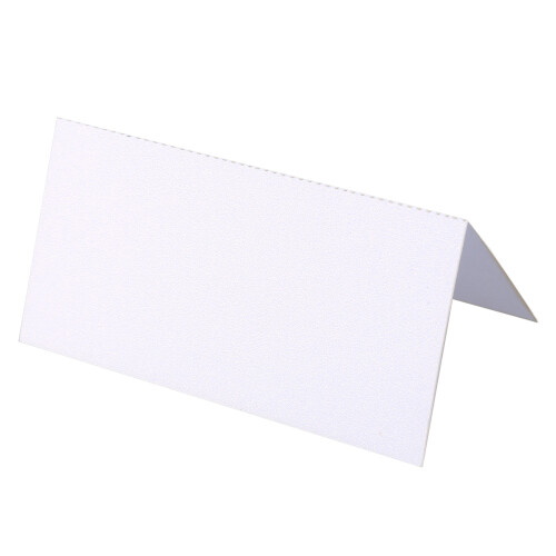100  Tafelnaamkaartjes, Vele Kleuren - Wit, Feest, Bruiloft