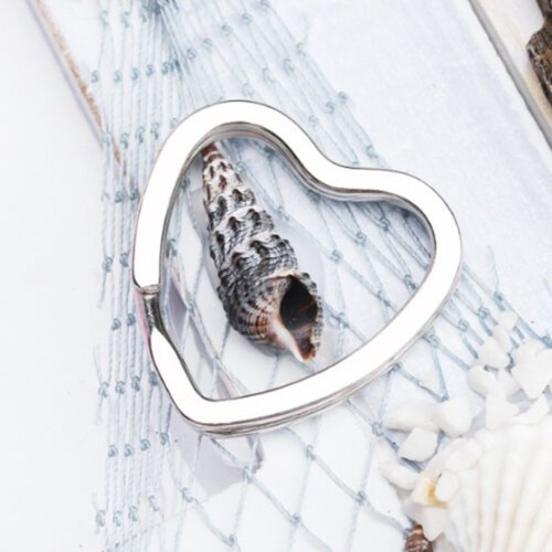 20Pcs Heart-Shaped Split Rings Key Rings 2