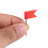 100 Flag Shape Map Pins Cork Notice Board Drawing Pins Push Pin Red 2