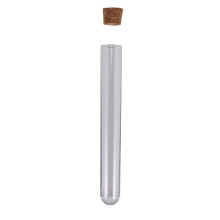50Pcs 20X150Mm 30Ml Plastic Test Tube With Cork ,Clear Wedding Favor Gift Tube Package Tube