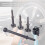 5 Pcs Smoothing Pneumatic Air Hammer Pneumatic Chisel Bits Tools Kit 5