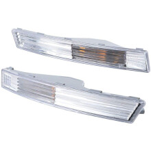 Frontstoß Stange Seite Blinker Blinker Abdeckung Kompatibel für    B6 2006-2010 Sedan Wagon Model 3CD953041A 3CD953042A 1 Paar