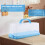 Portable Bread Box with Handle Loaf Cake Container Plastic Rectangular Food Storage Keeper Carrier 13Inch Translucent Dome for Pastries, Bagels, Bread 4