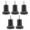 5Pcs Bell Glides Replacement for Office Chair Without Wheels Bar Stool Fixed Stationary Caster Glide High Profile 1