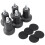 5Pcs Bell Glides Replacement for Office Chair Without Wheels Bar Stool Fixed Stationary Caster Glide High Profile 7
