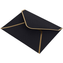 50 PièCes  Enveloppes Enveloppes de Cartes-Cadeaux Enveloppes pour Cartes-Cadeaux PersonnaliséEs, Enveloppes de Mariage ou Marque-Place Noir