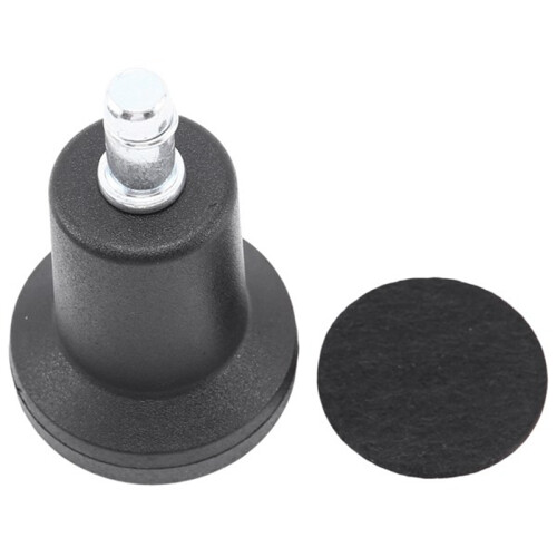 5Pcs Bell Glides Replacement for Office Chair Without Wheels Bar Stool Fixed Stationary Caster Glide High Profile 1