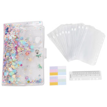 A6 Binder,Budget Binder,Used for Budgeting,Budget Planning Notepad, Cash Envelope Binder,  with Budget Envelope