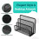 Desk Mail Organizer Small File Holders Letter Organizer Document/Filing/Folders/Paper Organizer for Desktop 6