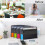 13 Pockets Expanding File Folder A4 Plastic Document Wallet Organizer for Personal Office Stationary Storage(Black) 6