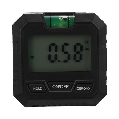 Digital Protractor Inclinometer Electronic Goniometer Level Angle Measurement Meter Finder Level Box Black