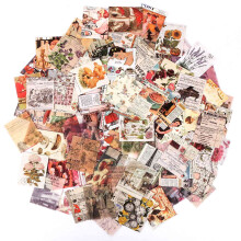 400 StüCke Junk Journal Vintage DIY Material Papier Journaling Lieferungen Sammelalbum Papier Retro Dekorative Journal Lieferungen