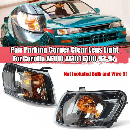 1 Pair Parking Corner Clear Lens Light for   AE100 AE101 E100 1993-1997 1