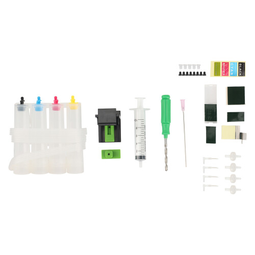 Inkjet Printer Continuous Ink Supply System Universal Color Ciss DIY Kit Accessory Cartridge Replacement for