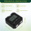 Digital Protractor Inclinometer Electronic Goniometer Level Angle Measurement Meter Finder Level Box Black 7