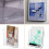 Wall Mounted File Organizer Transparent Wall Mounted File Holder Folder A5 File Holder for Home Office 5