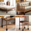 Elevadores de MóVeis com BraçAdeira de Parafuso AjustáVel, Elevadores de Mesa, Elevadores de Cadeira, Elevadores de Cama de 4 Polegadas, Ajuste 6