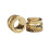 300Pcs M2 M3 M4 M5 M6 Female Thread Knurled Nuts Brass Threaded Insert Embedment Nuts, Threaded for Injection Molding 6