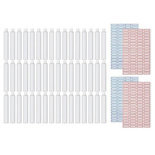 48 Pcs Empty Aluminum Paint Tubes 20Ml Paint Tubes for Making Paint and Store Remaining Paint Acrylic Oil with 4 Label
