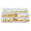 300Pcs M2 M3 M4 M5 M6 Female Thread Knurled Nuts Brass Threaded Insert Embedment Nuts, Threaded for Injection Molding 5