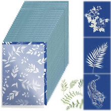 30 Hojas de Papel de Cianotipo, Kit de Papel de Arte Solar, Papel de Dibujo Solar, Papel de ImpresióN Natural para NiñOs, Adultos, Manualidades