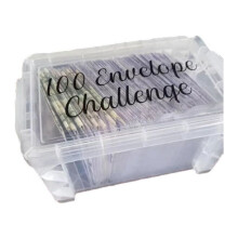 Challenge-Box-Set mit 100 UmschläGen - Einfache und Unterhaltsame MöGlichkeit, 10.000 Geld zu Sparen, Challenge-Box mit 100 UmschläGen