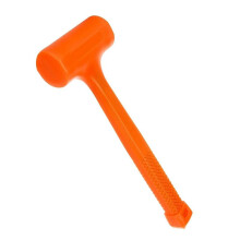 1.5LB Ceramic Tile Floor Furniture Installation Shockproof Hammer Rubber Hammer Inelastic Round Rubber Hammer