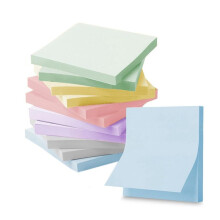 Super Sticky Notes, 3x3 Inches, 12 Pads, Morandi Colors, Bulk Pack, Superior Stickiness, Eco-Friendly, Portable, Perfect