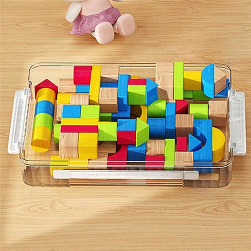 A4 Scrapbook Paper Storage, Photo Storage Box, Plastic File Box 2Pack 2