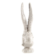 White Angels Resin Cherubs Statue Figurine,Adorable Angel Sculpture Memorial Statue Indoor Home Decoration, Wing White-S