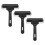 3 Pcs Rubber Brayer Roller Stamping Roller Gluing Roller Tool for Printmaking, Gluing Application,3.75 Inches Width Size 5