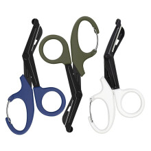 Medical-Scissors Trauma-Schere mit Karabiner, 7,5-Zoll-Schere, Fluoridbeschichtete Schere für Rettungssanitäter, 3 Stück