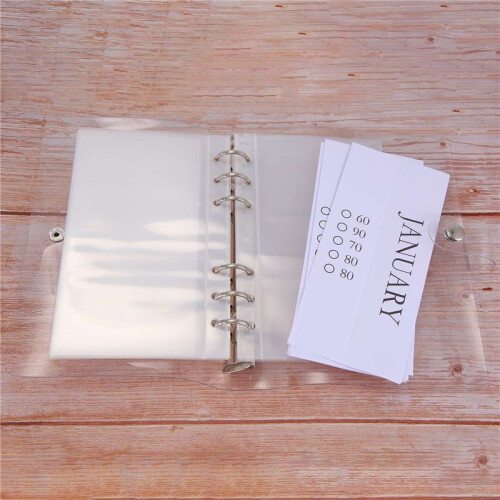 Envelope Challenge Binder Savings Binder for Save 5K with Cash Envelopes for Budget Planning 2