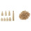 Heat Insert Nut Iron Tip Insert Internal Thread  M2-M8 Brass Hot Melt Insert Nut Insertion Kit with 100pcs M3 Nut 6