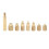 Heat Insert Nut Iron Tip Insert Internal Thread  M2-M8 Brass Hot Melt Insert Nut Insertion Kit with 100pcs M3 Nut 5
