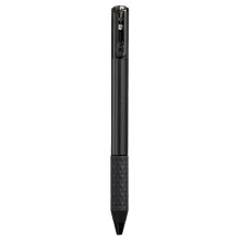 Stylo Froissé Géométrique en Métal, Stylo à Changement de Forme en Métal pour Soulager le Stress, Stylo à Gel Rétractable de 0,5 Mm, Noir