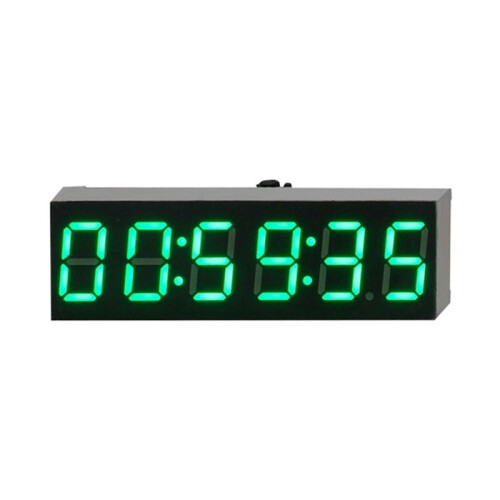Relógio de 6 Bits de 0,36 Polegadas LED Relógio Eletrônico Digital W Módulo de Segundo Display Desligado Ajuste de Brilho da Memória -A