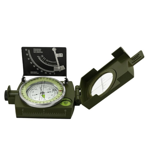 Accurate Compass Multifunctional Green Inclinometer Compass Outdoor Adventure 2