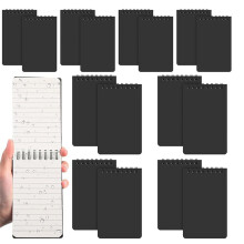 16 Piezas Cuaderno Impermeable 3x5 Bloc de Notas de Bolsillo en Espiral para Todo Clima Bloc de Notas Impermeable para Escribir Bajo la Lluvia