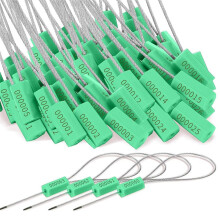 120 Sellos de Cable de Acero Sello de Seguridad de Metal Sellos de Remolque de Camión de Metal Numerados Etiquetas de Seguridad Etiquetas A Prueba de