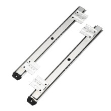 35Key Bureau Toetsenbord Lade Rail Bureau Lade Schuif Rail Rail Verstelbare Zijmontage Suites Onder Bureau Computer Schuif Rail