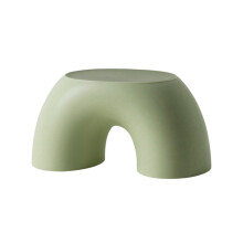 Hocker in Regenbogenform, Fußhocker, Tritthocker für Kinder, Sitz für Wohnzimmer, Innenmöbel, Kinderhocker, Spielzeug, Grün