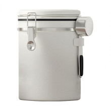 1800ML Stainless Steel Coffee Canister Airtight Container with Date Tracker Measuring Spoon Freshness Lock Kitchen C