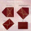 100 Envelopes de Convite A7 Borgonha com Borda Dourada, 5x7 Polegadas, Aba em V, Selagem Rápida - Perfeitos para Ocasiões Especiais 2