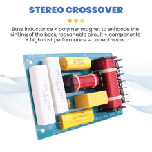 350 W 2-Wege-Audio-Lautsprecher-Crossover 3200 Hz Hoch- und Tieffrequenzteiler Hifi High Fidelity Crossover-Filter