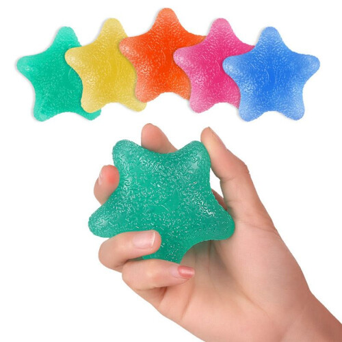 5-Pointed Star Grip  Hand Exercise Trainer 5-Finger Hot Hand Strength Elastic Grip 1