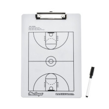 Dry Erase  Clipboard for Basketball with Double-Sided Basketball   Board for Basketball Strategy