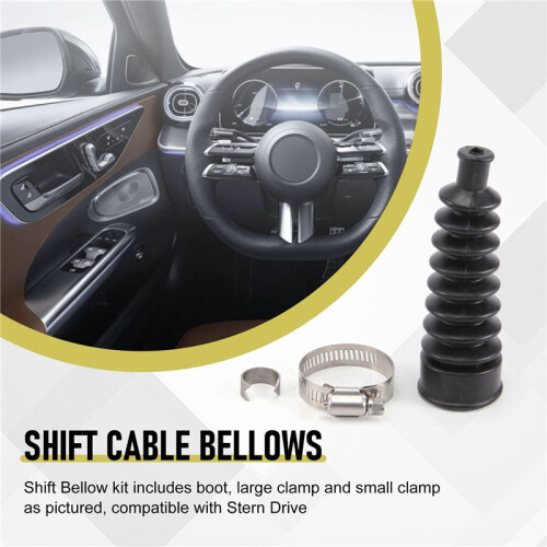 Shift Cable Bellows Kit For  Alpha , Bravo, R, Mr, #1 Replaces 74639A2 1