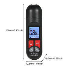 Richmeters RM031 Tester di umidità del legno, doppia sonda, spegnimento automatico
