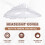 Car Headlight Lens Headlight Cover Shell Replacement for  3 Axela 2013 2014 2015, Right Side 2